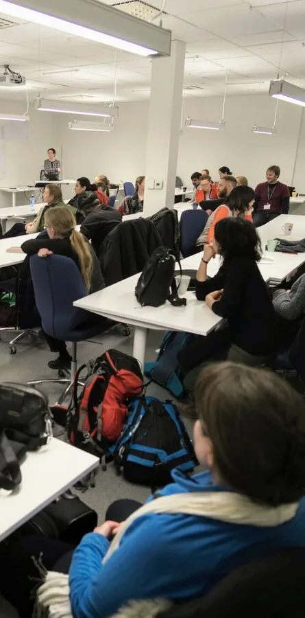 Students in classroom. Photo.